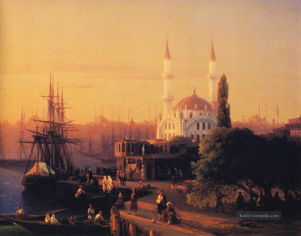 constantinople 1856 Verspielt Ivan Aiwasowski russisch Ölgemälde